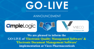 Vieco Pharmaceuticals go live with DMS and QMS System